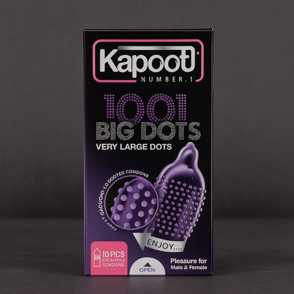 کاندوم ۱۰۰۱ خار درشت big dots کاپوت
